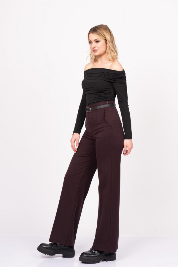 Addison Kemerli Kumaş Pantolon 30323