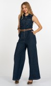 Alessia Belted Denim Tulum 50421
