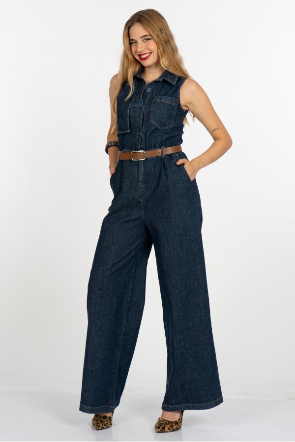 Alessia Belted Denim Tulum 50421