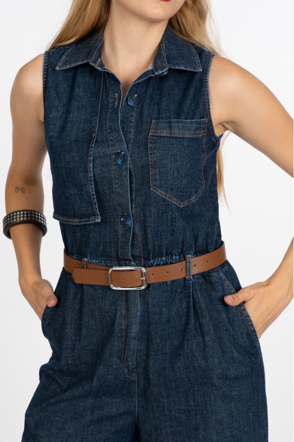Alessia Belted Denim Tulum 50421