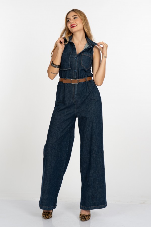 Alessia Belted Denim Tulum 50421