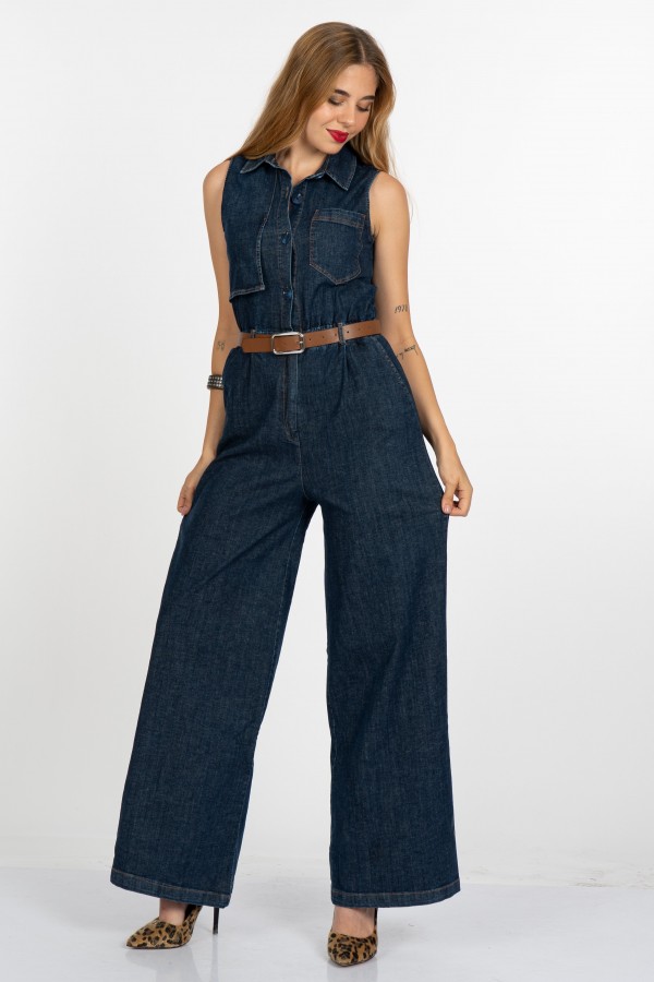 Alessia Belted Denim Tulum 50421
