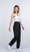 Alina Dar Paça Balon Form Keten Pantolon 30398