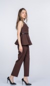Alina Minimal Kemerli Yelek ve Pantolon Takım 1322