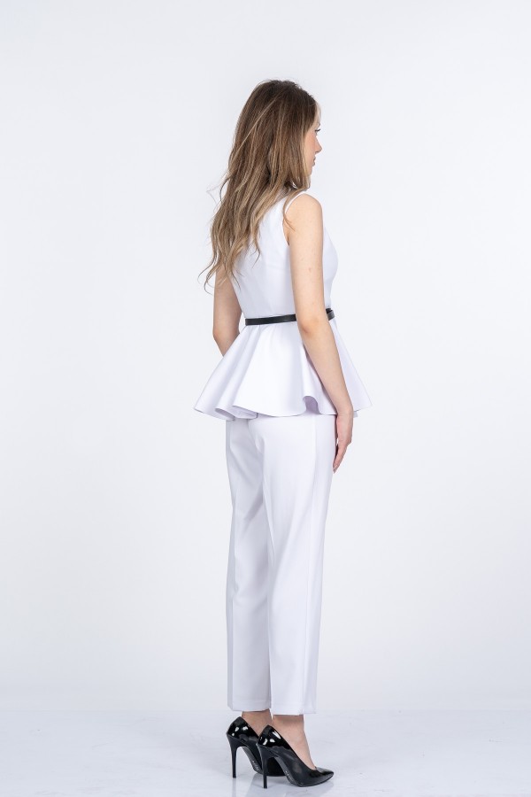 Alina Minimal Kemerli Yelek ve Pantolon Takım 1322 Alina Minimal Kemerli Yelek ve Pantolon Takım 1322