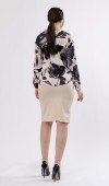 Ön Alt Ucu Drapeli Bağlı Saten Gömlek Ön Alt Ucu Drapeli Bağlı Saten Gömlek