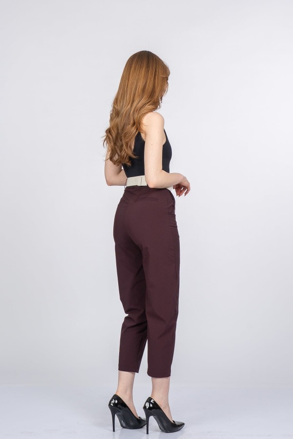 Alviera Paraşüt Kumaş Bilek Boy Pantolon