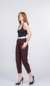 Alviera Paraşüt Kumaş Bilek Boy Pantolon