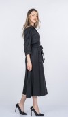 Alya Uzun Kollu Zarif Modal Kumaş Uzun Elbise 50395 Alya Uzun Kollu Zarif Modal Kumaş Uzun Elbise 50395