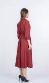 Alya Uzun Kollu Zarif Modal Kumaş Uzun Elbise 50395 Alya Uzun Kollu Zarif Modal Kumaş Uzun Elbise 50395