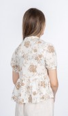 Amoura Soft Keten Bluz 70080