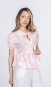 Amoura Soft Keten Bluz 70080