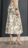 Aura Saten Maxi Skirt - Etek 6718