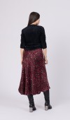 Aura Saten Maxi Skirt - Etek 6718