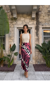 Aura Saten Maxi Skirt - Etek 6718