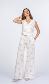 Bella Elegant Çiçek Nakışlı Keten Takım 9146 Bella Elegant Çiçek Nakışlı Keten Takım 9146