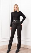 Boru Paça Kemerli Smart Pantolon 3989