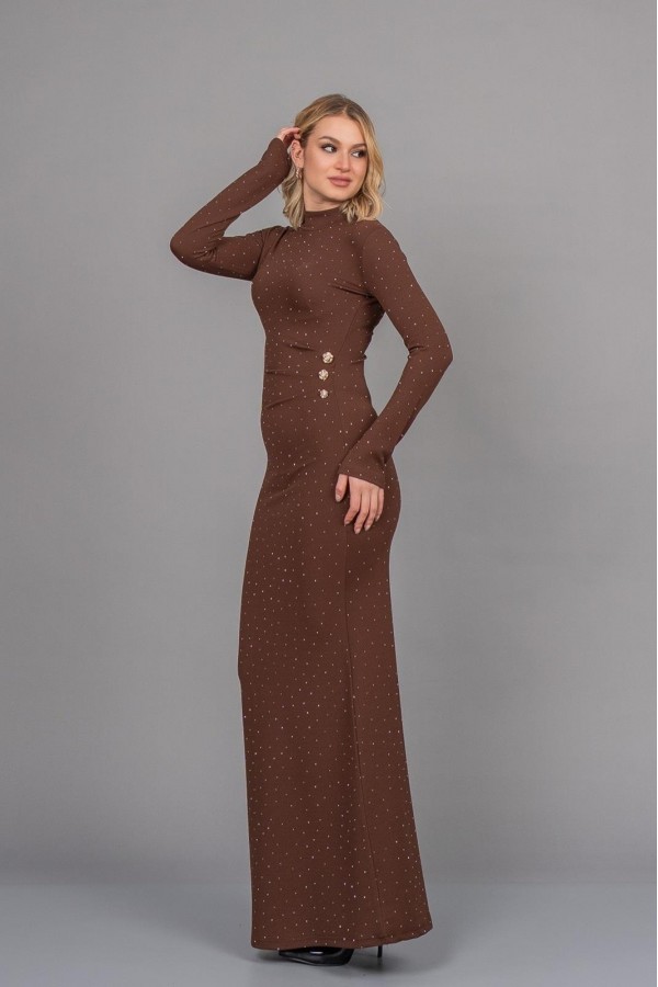 Camelia Taşlı Uzun Elbise 50354