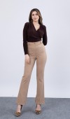 Cepsiz İspanyol Paça Kumaş Pantolon 30088 Cepsiz İspanyol Paça Kumaş Pantolon 30088