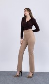 Cepsiz İspanyol Paça Kumaş Pantolon 30088 Cepsiz İspanyol Paça Kumaş Pantolon 30088