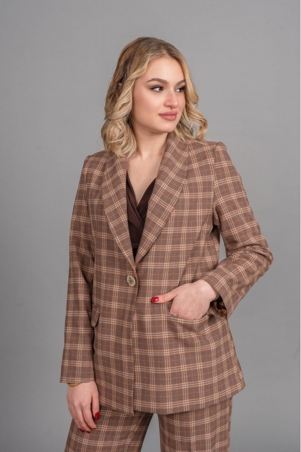 DOLLY PÖTİKARE BLAZER TEK CEKET 8633