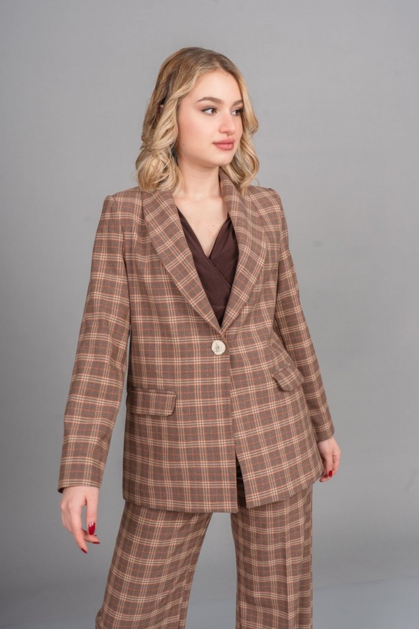 DOLLY PÖTİKARE BLAZER TEK CEKET 8633 DOLLY PÖTİKARE BLAZER TEK CEKET 8633