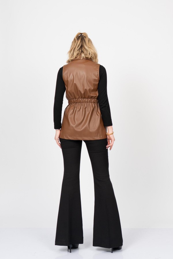 EliteBond Sculpted Leather Vest – 9095