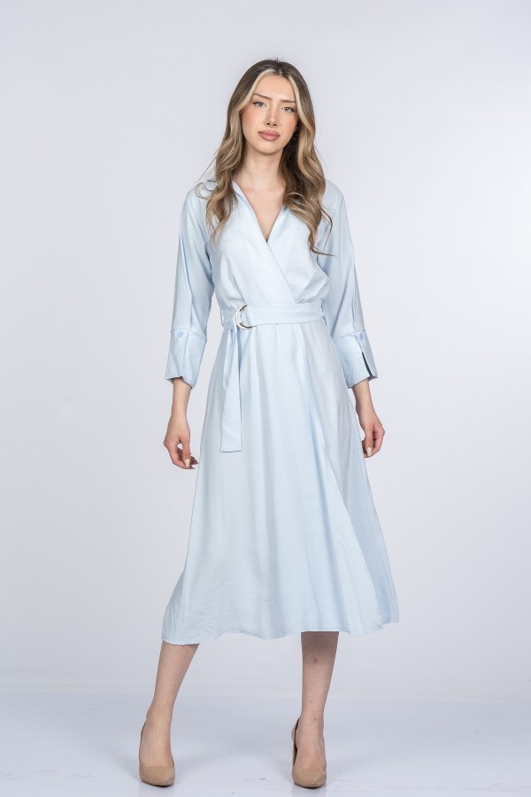 Elvina Modern Kruvaze Kadın Elbisesi 50393