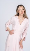 Elvina Modern Kruvaze Kadın Elbisesi 50393