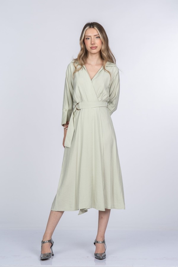 Elvina Modern Kruvaze Kadın Elbisesi 50393 Elvina Modern Kruvaze Kadın Elbisesi 50393