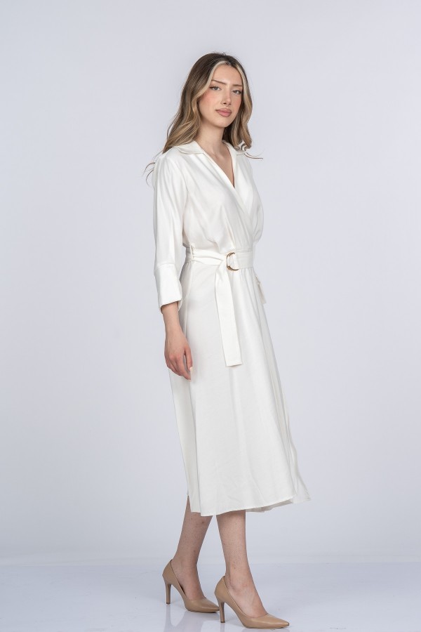 Elvina Modern Kruvaze Kadın Elbisesi 50393 Elvina Modern Kruvaze Kadın Elbisesi 50393