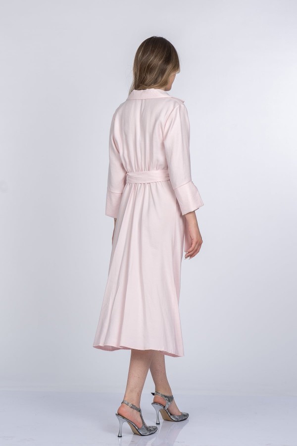Elvina Modern Kruvaze Kadın Elbisesi 50393