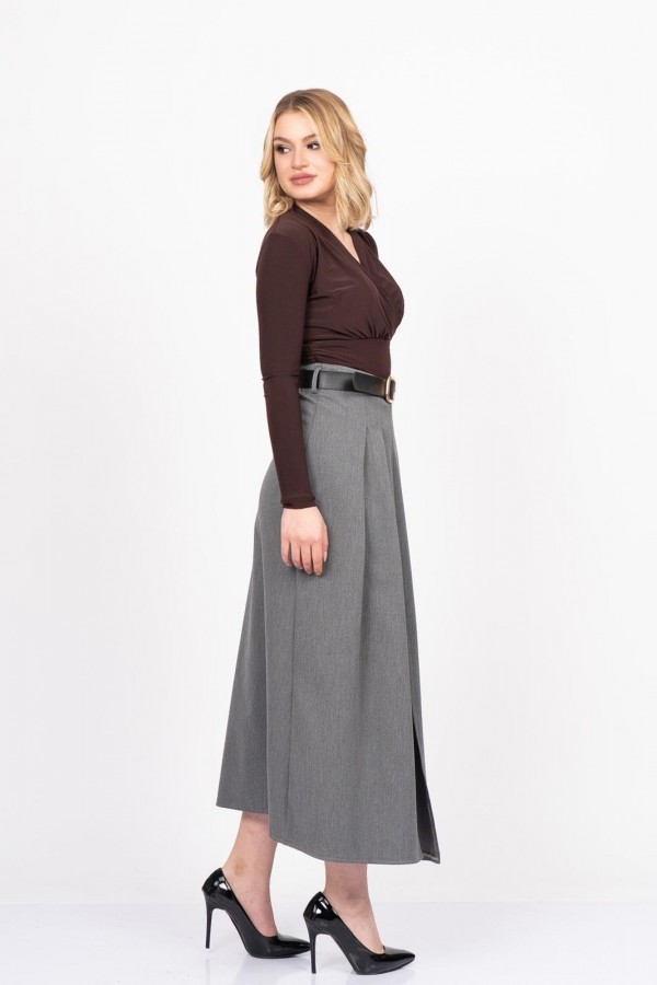 Emy Yırtmaçlı Etek 6830