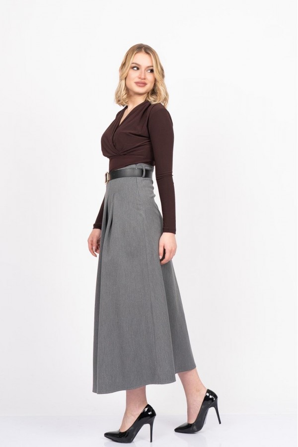 Emy Yırtmaçlı Etek 6830