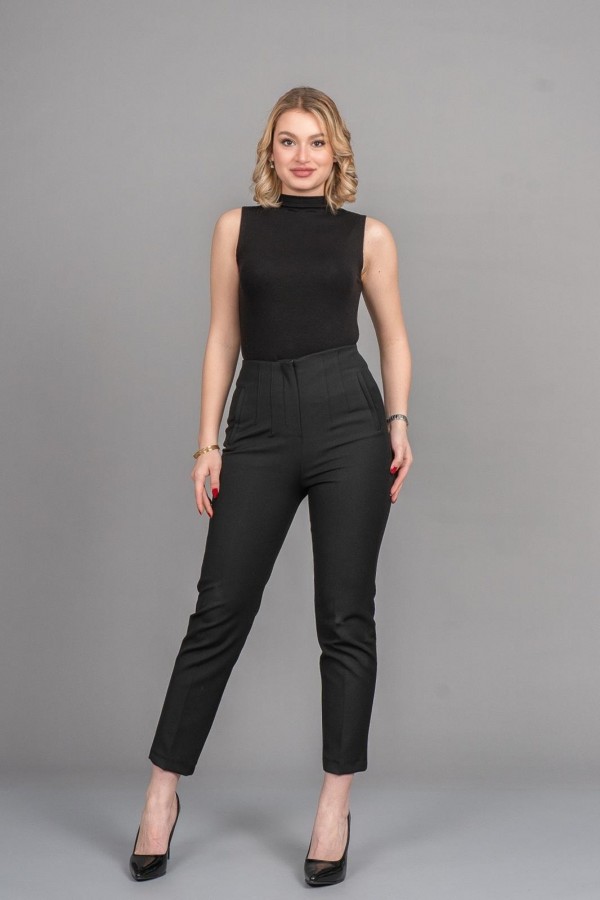 FLETOLU BORU PAÇA LİKRALI PANTOLON 30334 FLETOLU BORU PAÇA LİKRALI PANTOLON 30334