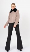 FrostLuxe Fur-Collar Short Coat – 2628 FrostLuxe Fur-Collar Short Coat – 2628