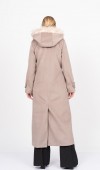 FurHood Luxe Coat – Kürk Detaylı Premium Kaşe Palto 2619