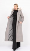 FurHood Luxe Coat – Kürk Detaylı Premium Kaşe Palto 2619