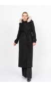 FurHood Luxe Coat – Kürk Detaylı Premium Kaşe Palto 2619