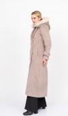 FurHood Luxe Coat – Kürk Detaylı Premium Kaşe Palto 2619