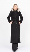 FurHood Luxe Coat – Kürk Detaylı Premium Kaşe Palto 2619