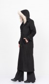 FurHood Luxe Coat – Kürk Detaylı Premium Kaşe Palto 2619