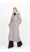 FurHood Luxe Coat – Kürk Detaylı Premium Kaşe Palto 2619