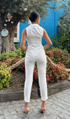 Geniş Yaka Detaylı Cepli Tulum 50335 Geniş Yaka Detaylı Cepli Tulum 50335