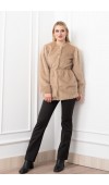 Glow Bel Lastikli Cozy Peluş Kaban 2623