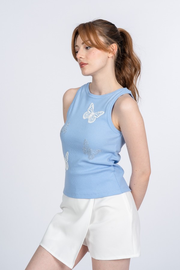 Kelebek Desenli Bluz Atlet 8601 Kelebek Desenli Bluz Atlet 8601
