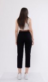 Kemerli Gabardin Kot Kumaş Kalem Denim Pantolon 3880 Kemerli Gabardin Kot Kumaş Kalem Denim Pantolon 3880