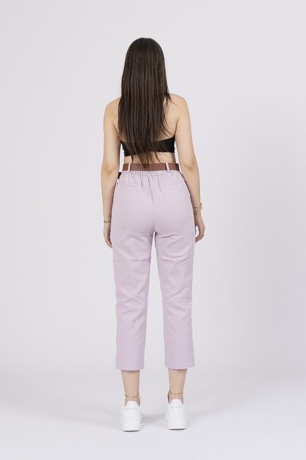 Kemerli Gabardin Kot Kumaş Kalem Denim Pantolon 3880 Kemerli Gabardin Kot Kumaş Kalem Denim Pantolon 3880