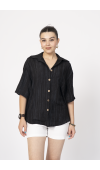Keten Oversize Gömlek 70039