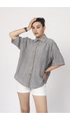 Keten Oversize Gömlek 70039